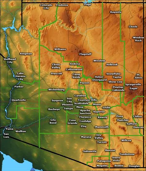 Arizona Information Photos And Maps