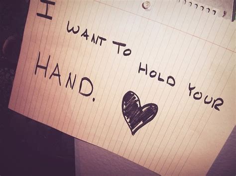 I Want To Hold Your Hand Heart Saying Pictures