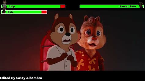 Chip N Dale Rescue Rangers Final Battle With Healthbars Youtube
