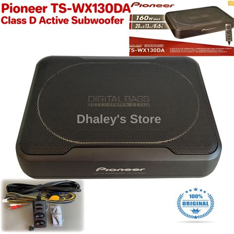 Pioneer Ts Wx130da Class D Active Subwoofer Compact Size Active