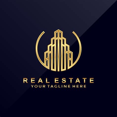 Premium Vector 3d Luxurious Modern Real Estate Logo