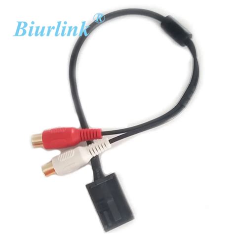 Car Audio Parts Cd Auxiliary Rca Audio Cable For Ford Focus Mondeo In