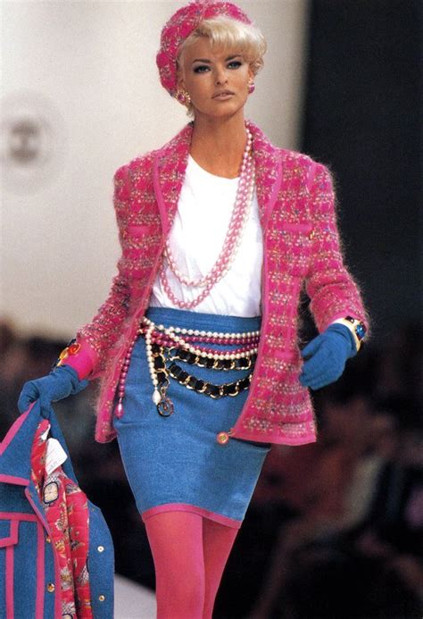Chanel Rtw Fall 1991 Hip Hop Collection Linda Evangelista Модели