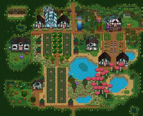 The standard farm offers the most space to plant crops and raise animals. Farm layouts - Stardew Valley | The Lost Noob