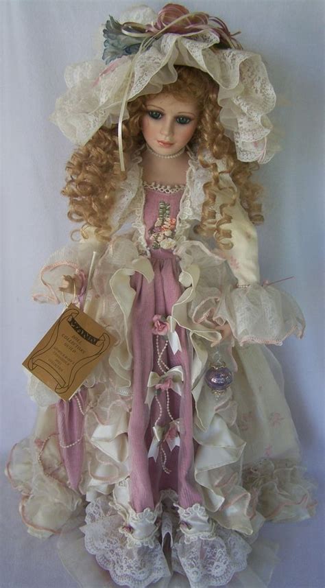 Seymour Mann Porcelain Doll 28 Inches Victorian Style Beautiful