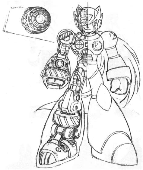 Mega Man X Zero Cross Section Mega Man Art Concept Art Characters