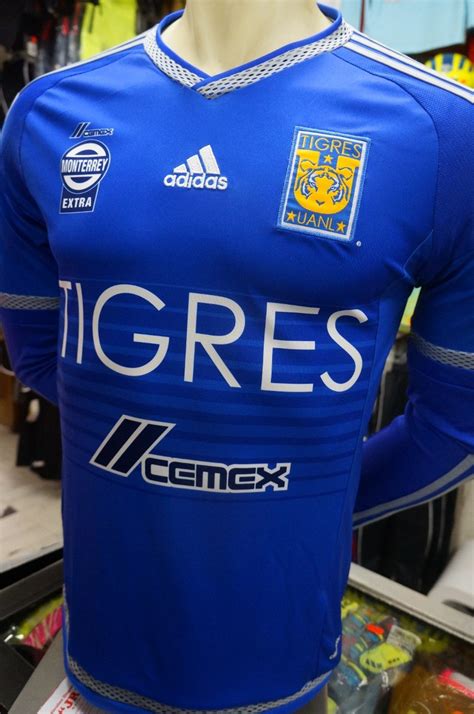 Tigres de la U A N L Visitante Camiseta de Fútbol 2015 2016