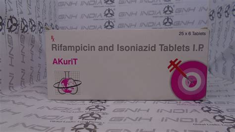 Buy Akurit Tab Rifampicin Ip And Isoniazid Ip 150mg75mg By Lupin Ltd