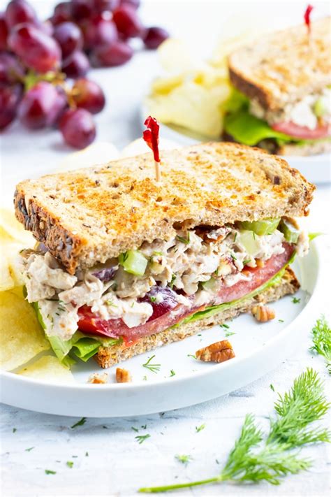 We are in full summer mode in my house. The BEST Chicken Salad with Grapes - Evolving Table