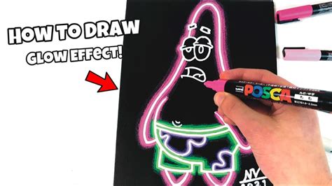 How To Draw Glow Effect Tutorial No Airbrush Needed Shorts Youtube