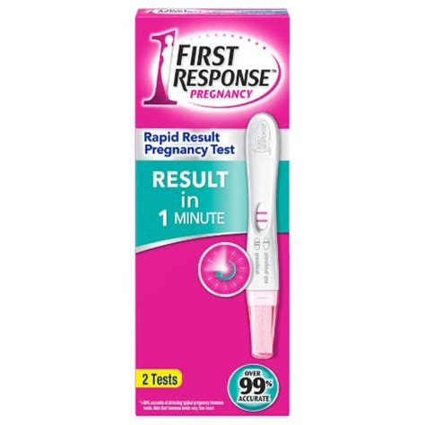 First Response™ Rapid Result Pregnancy Test Kit 2 Ct King Soopers