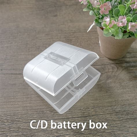 Palo C D Batteries Box 2pcs Set Portable Small Battery Holder Hard