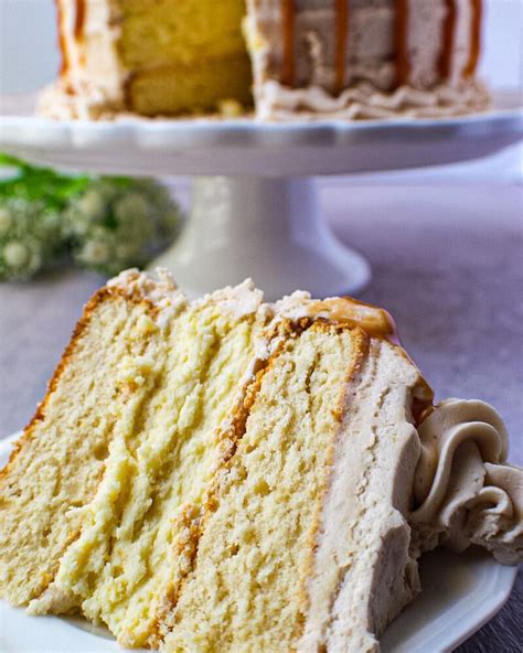Caramel Cheesecake Layer Cake with Salted Caramel Buttercream by ...