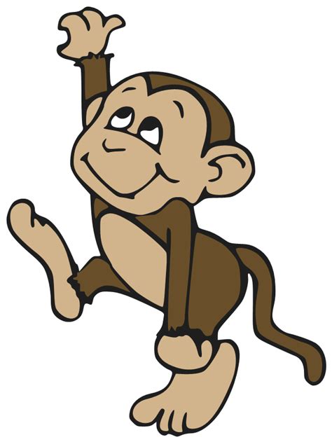 Monkey Cartoon Clip Art Cute Monkey Png Download 640852 Free