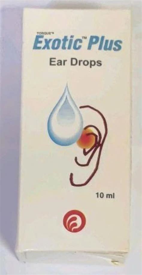Torque Exotic Plus Ear Drops Packaging Type Box Packaging Size 10ml
