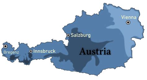 Map Of Austria Png Maps Of The World