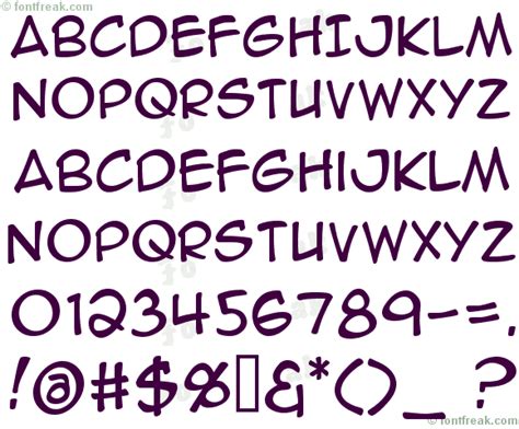 Font Freak Anime Ace Freeware By Blambot Fonts