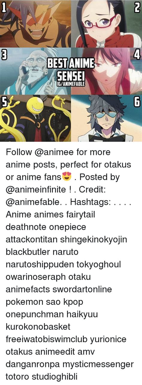 Bestanime Sensei Iganimefable Follow For More Anime Posts Perfect For