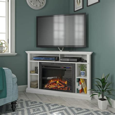 Ameriwood Home Billings Electric Corner Fireplace For Tvs Up To 50