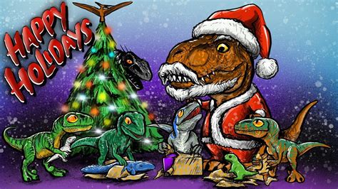 Have Yourself A Merry Jurassic Christmas Jurassic World Themed