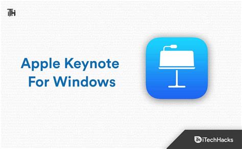 Download Apple Keynote For Windows 1011 How To Install
