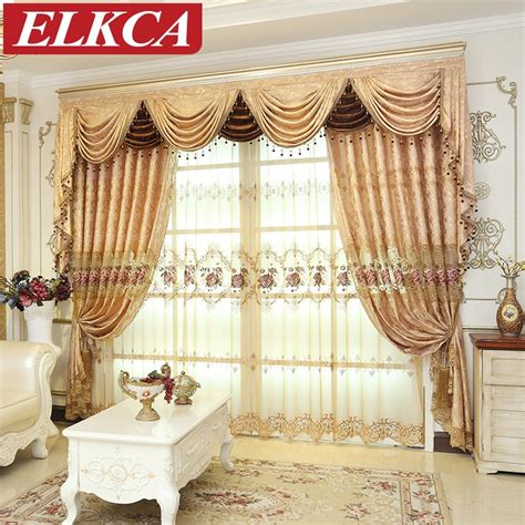 Buy European Royal Luxury Curtains For Living Room