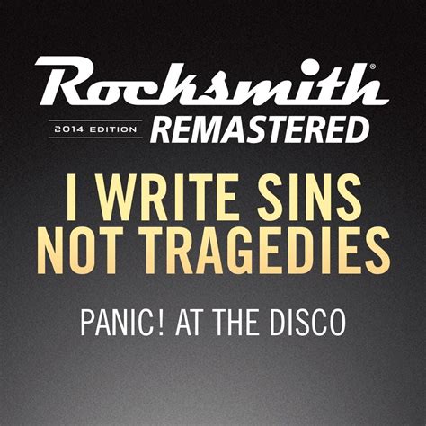 Panic At The Disco I Write Sins Not Tragedies 英文版