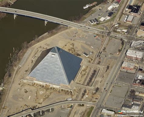 The Memphis Pyramid Memphis City Downtown Memphis Great Pyramid Of Giza