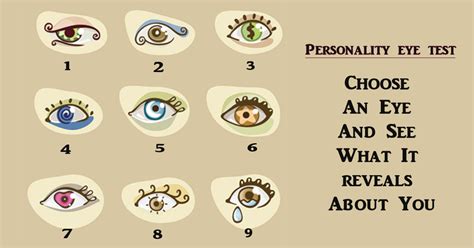 Awesome Quotes A Fun Personality Test Choose An Eye And