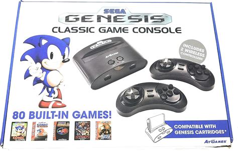 Amazon Com Atgames Sega Genesis Classic Game Console Video Games