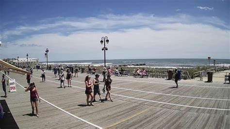 Time Lapse Of All Day Of Ocean City 9th And Boardwalk Looking North