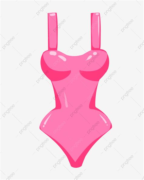 One Piece Swimsuit Clipart Hd PNG One Piece Swimsuit Illustration Red