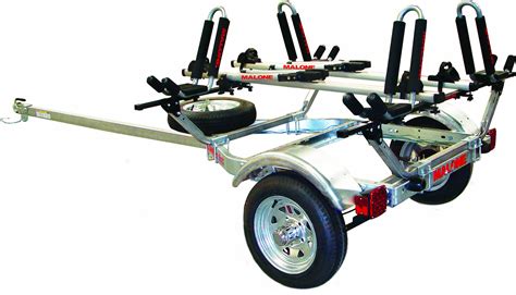 Malone Auto Racks Microsport Trailer Package With Two Kayak And Two
