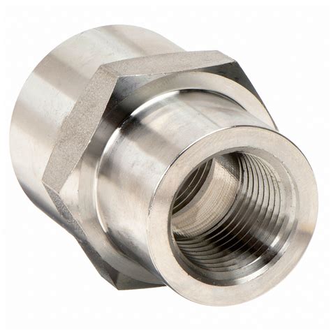 Parker 316 Stainless Steel Hex Coupling Fnpt 34 In X 12 In Pipe