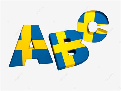รูปabc แนวคิดโรงเรียนสวีเดน สวีเดน Png ตัวอักษร ธง คำภาพ Png สำหรับ