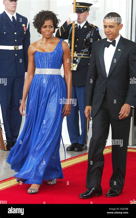 President Barack Obama And First Lady Michelle Obama Us President