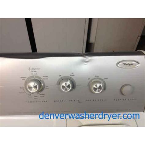 To see parts for your model only select it from matching model numbers on the left. Whirlpool Ultimate Care II Washer/Dryer - #778 - Denver ...