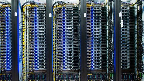 Server Racks At The Facebook Data Center Virtual Backgrounds