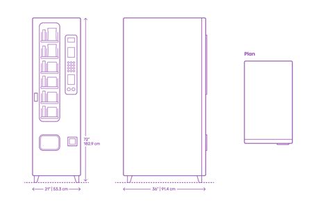 Snack Vending Machine Small Dimensions And Drawings Dimensionsguide