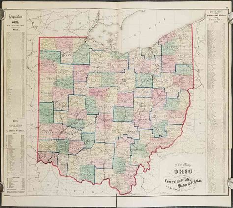New Map Of Ohio Barnebys