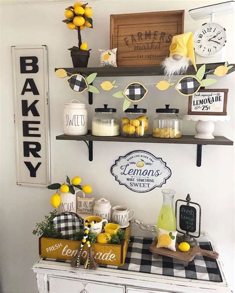 Immense Lemon Theme Kitchen Ideas Tastesumo Blog