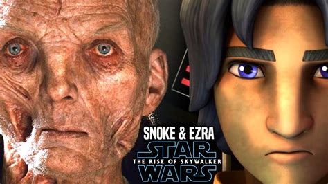 Snoke S Connection To Ezra Bridger Leaked The Rise Of Skywalker Star