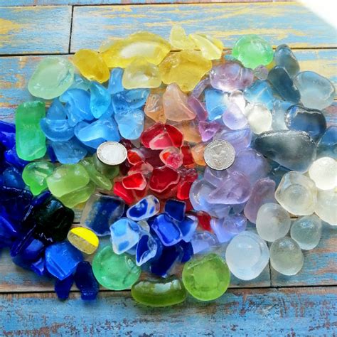 Genuine Sea Glass Bulk For Craft Colorful Seaglass Decor Rar Inspire Uplift