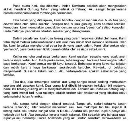 Contoh karangan upsr (bm / bahasa melayu). Karangan Ramalan Bahasa Melayu Upsr