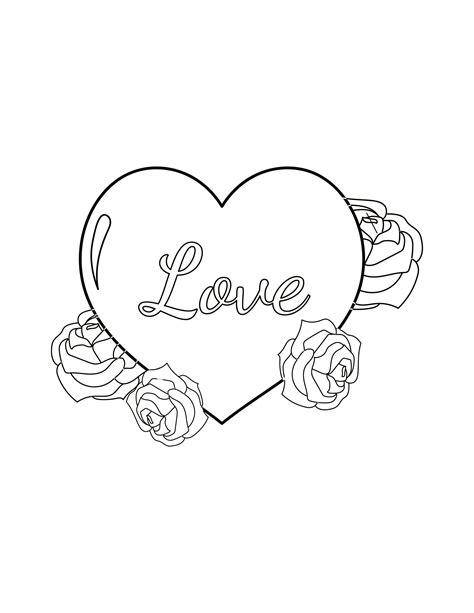 Free Coloring Pages I Love You