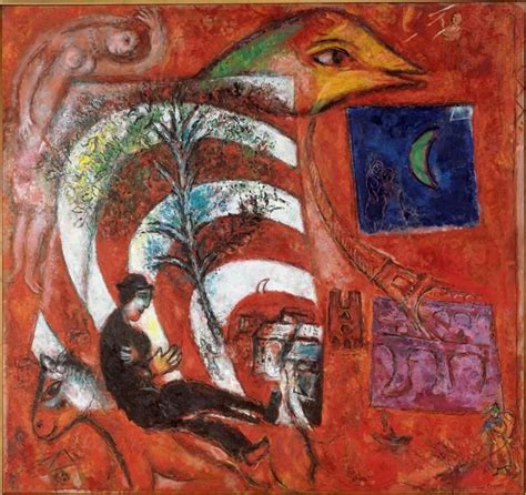 marc chagall le cantique des cantiques iv 1958 le cantique des cantiques art surréaliste