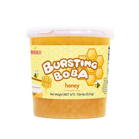 Honey Bursting Boba Popping Boba Frozen Yogurt Topping