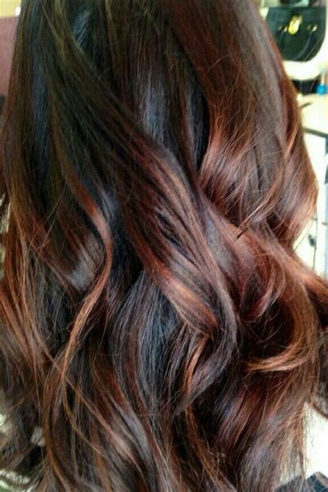 Brunette hair + auburn highlights. 30 Natural And Rich Brown Hair Ideas - Styleoholic