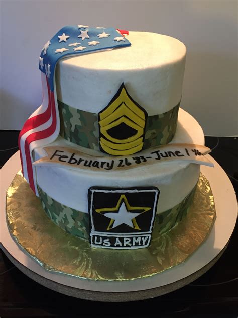 Army Retirement Cake Ideas Army Military