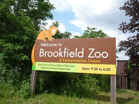 Brookfield Zoo Entrance Sign Zoochat